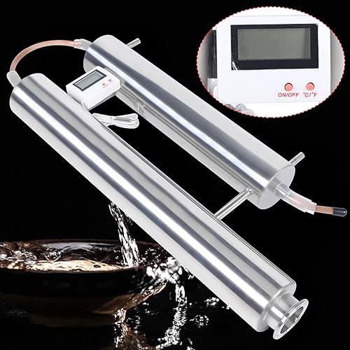 Miniatura 7 de Columna de reflujo de todavía, plata barata todavía, columna de destilación de reflujo de acero inoxidable para barriles de cerveza DIY, para hacer