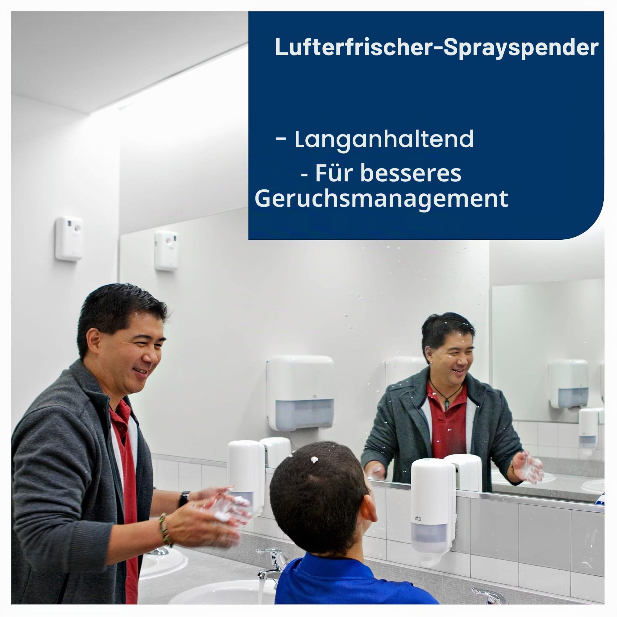 Tork 236056 Lufterfrischer Sprays im Mixed Pack - 4x Blütenduft, 4x Zitrusduft, 4x Fruchtduft / Neutralisieren unangenehme Gerüche / 12er Pack Nachfüller Duftspray A1 Premium / 12x75ml