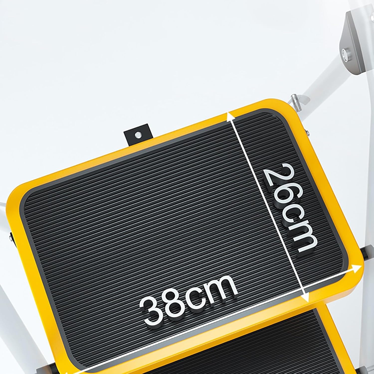 Heavy Duty Step Ladder Step Folding, Decorative - Modern Beautiful Carbon Steel Material, Anti Slip Steps, Sturdy-Portable for Home, Office, Kitchen (Size : 2Step)