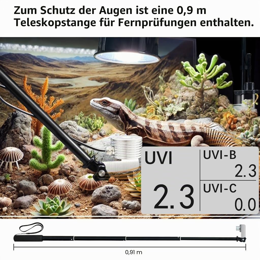 AH-UVCBA Lichtmessgerät UV-Index UVB UVC UVA Bestrahlungsintensität w/m²