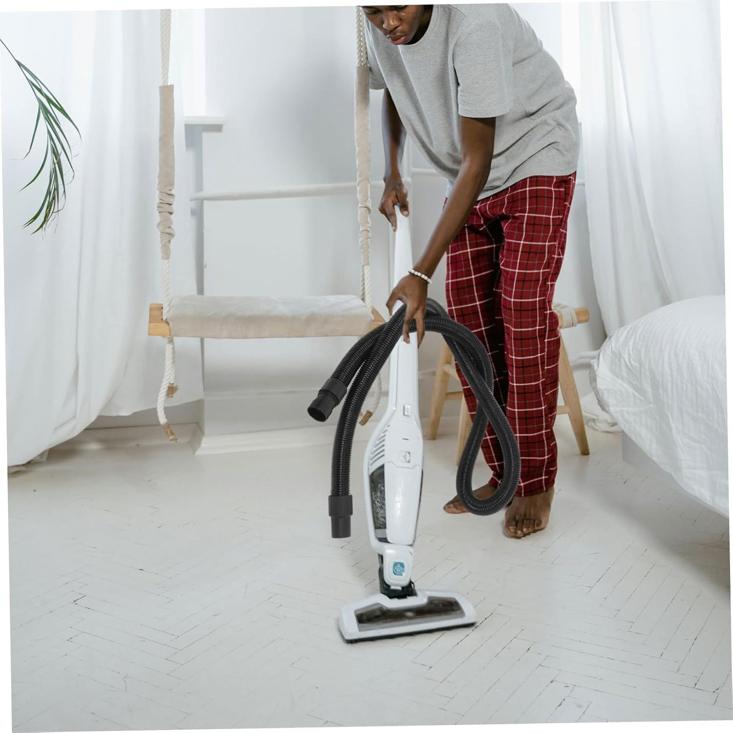 Extension Vacuum Hose for Vacuum Cleaner Flexible Hose Adapter for Optimal Eva Material for Heavy Use