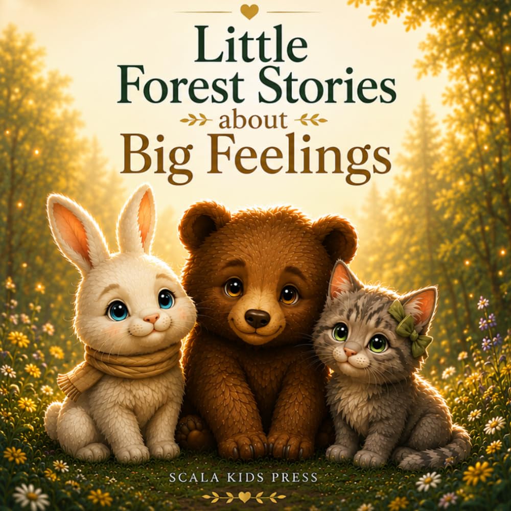 Little Forest Stories About Big Feelings: Heartwarming Animal Tales About Courage, Kindness and Friendship (Forest of the heart collection)
