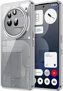 جراب خلفي لهاتف Nothing Phone 3a Pro، جراب خلفي شفاف للصدمات، غطاء خلفي صلب مضاد للخدش، قلم واقٍ، غير قابل للاصفرار، مصنوع من مادة TPU يقترب من المتينة للحماية من السقوط (شفاف)