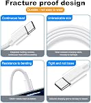 Car Carplay Cable for iPhone 15 USB A to USB C Cable for iPhone 16 15 Plus, iPhone 15/16 Pro, iPhone16/15 Pro Max for Carplay USB C Cord, iPad USB C Cable 10th Gen iPad 5/4/6th Car Charger Cable Cord