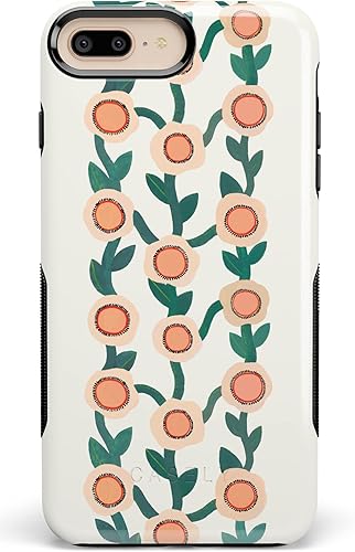 Miniatura 10 de Casely Funda compatible con iPhone 678 Plus  Swirl Away  Funda geométrica verde té