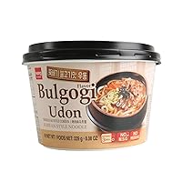 Vista 1 de Wang Tazón de fideos Udon con sabor a Bulgogi Korean BBQ – Sin MSG añadido, sin conservantes – 290 calorías por comida – Comida conveniente e