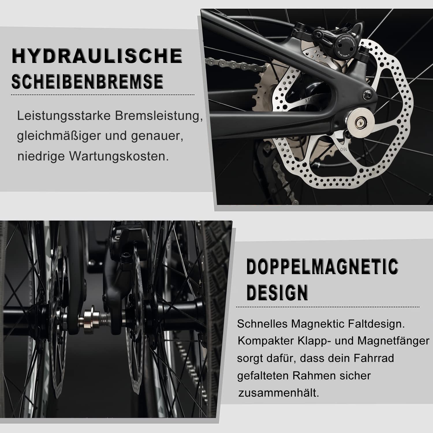 KABON Klapprad 20 Zoll Carbon, 9 Geschwindigkeit Faltrad mit Carbon Rahmen Ultraleichtes Mini Stadtfahrrad Faltrad Klapprad Herren Damen