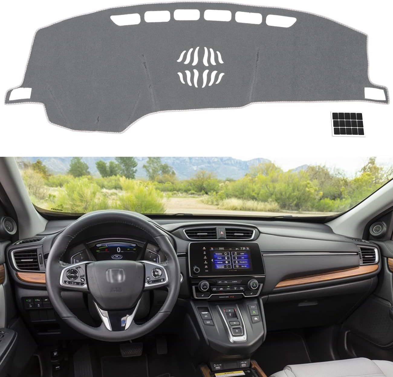 TUCAREST Dashboard Cover Fit for 2017 2018 2019 Honda CRV