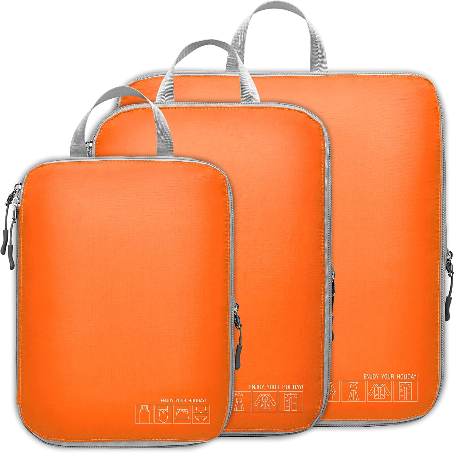 Cubos de compresión para viajes, organizadores de equipaje Cambond cubos de compresión para maletas