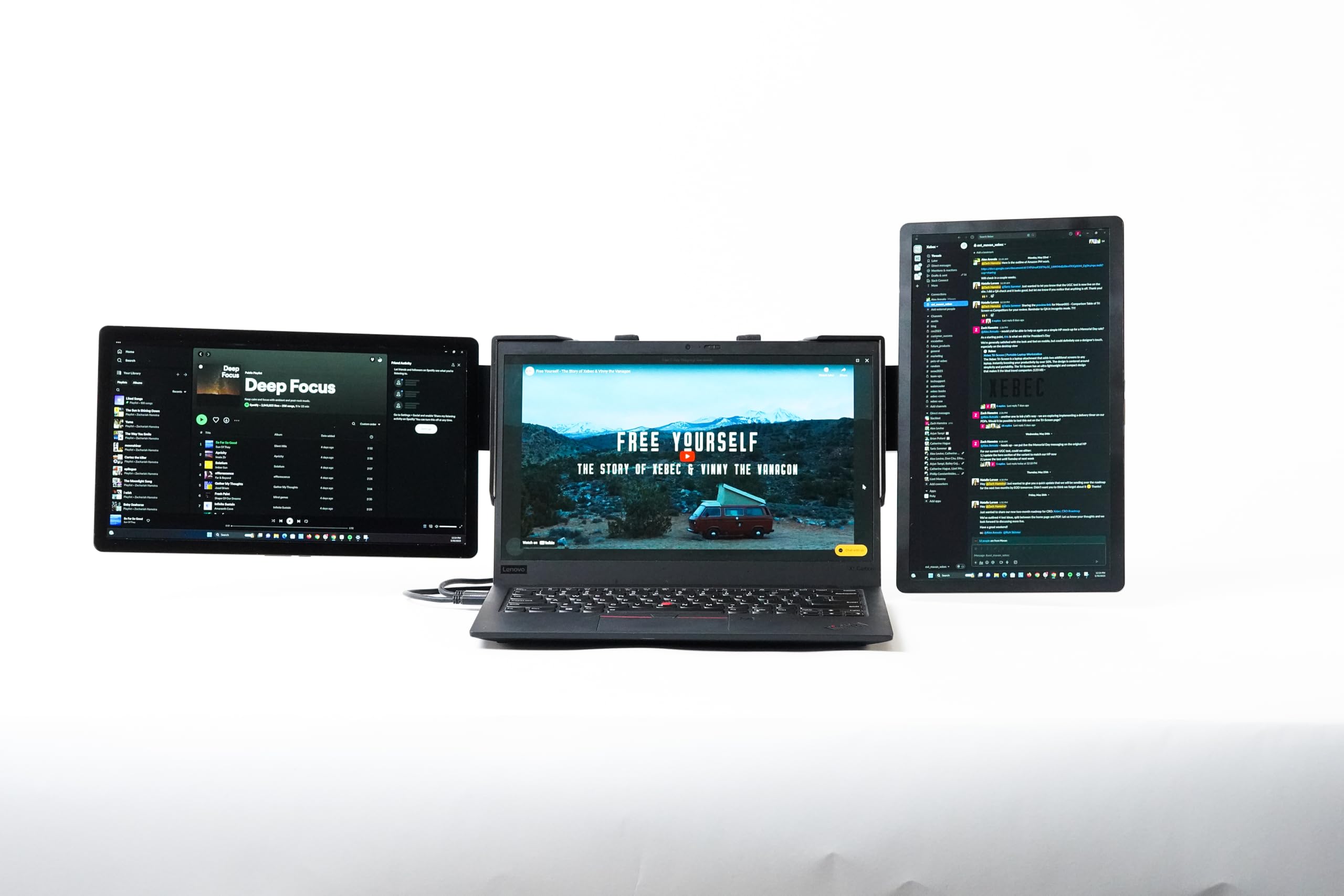 Xebec Tri Screen ポータブルモニター 10.1インチ 1080p Amazon.com: Xebec Tri-Screen 2 | 10.1