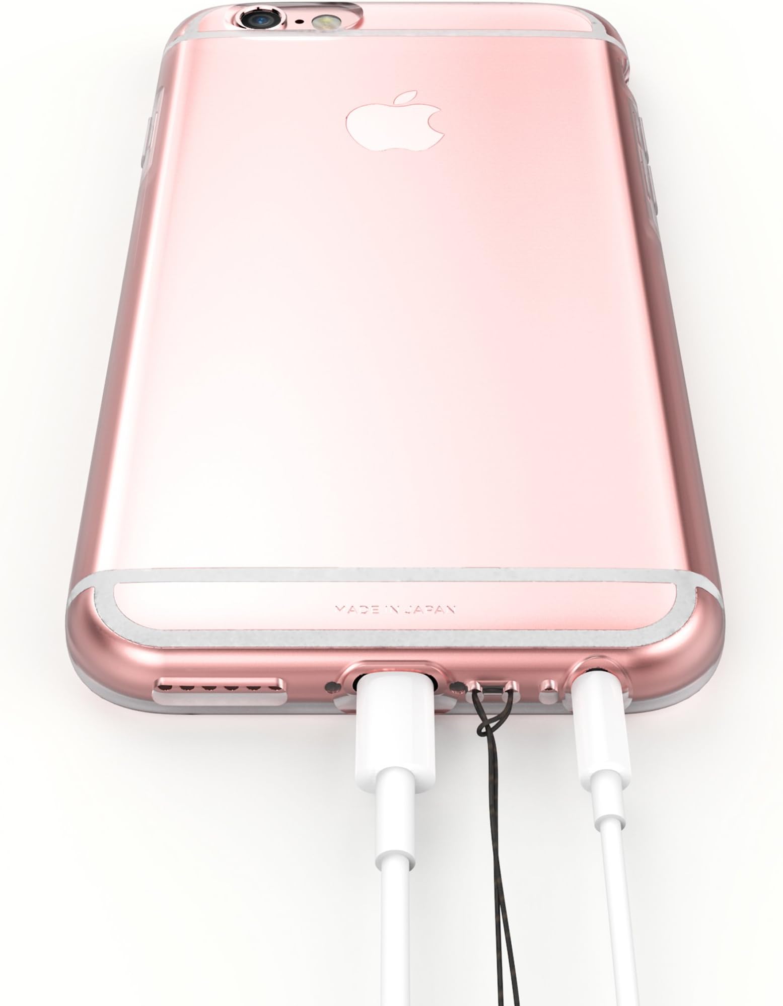 iPhone 6 Clear case, [Made in Japan] KINTA Clear Case for iPhone 6 4.7 inchi | Made in Japan Elastomer