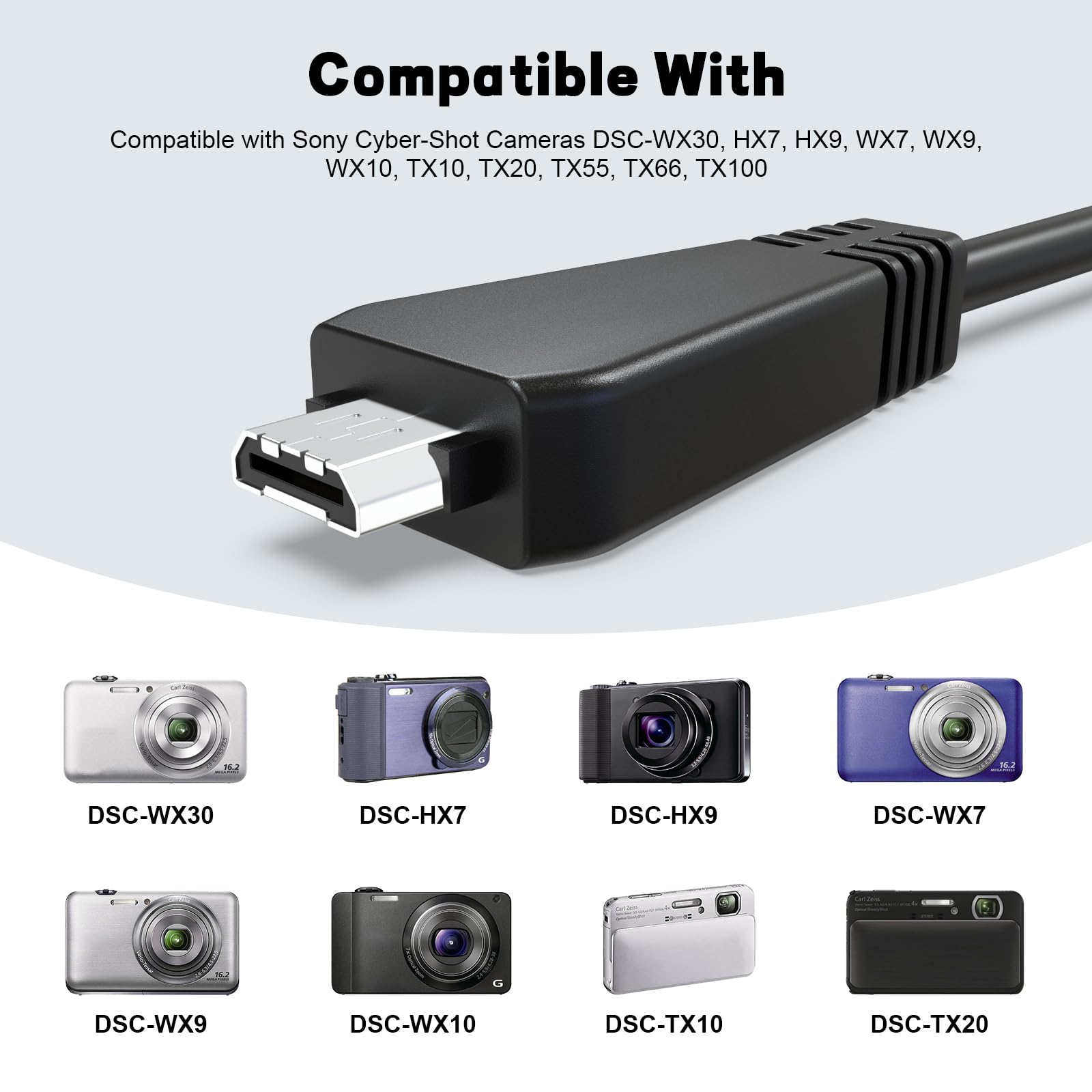 Amazon.com : VMCMD3 Camera Cord USB Data & Charging Cable