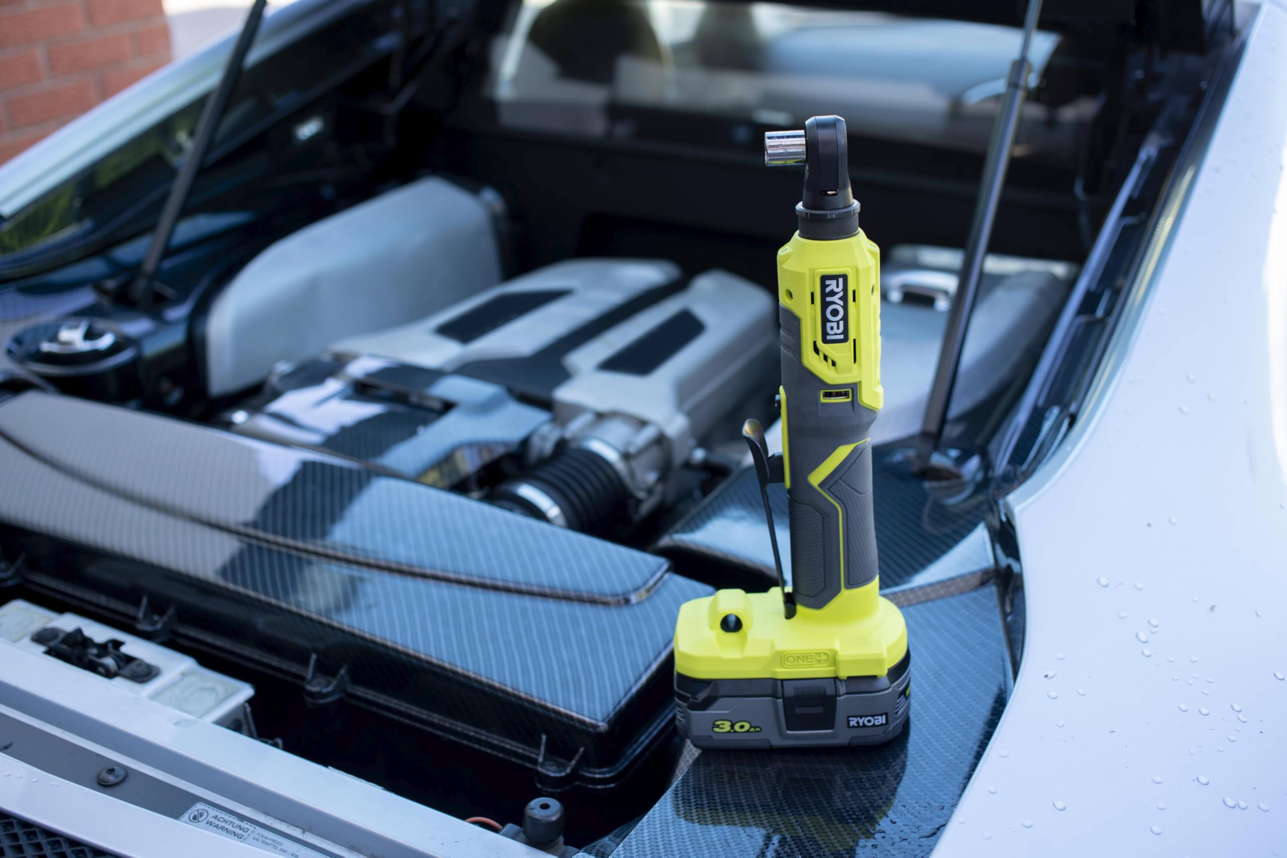 RYOBI 18 V ONE+ 3/8" Akku-Ratschenschlüssel R18RW3-0 (Leerlaufdrehzahl 280 U/min, Max. Drehmoment 60 Nm, ohne Akku und Ladegerät)