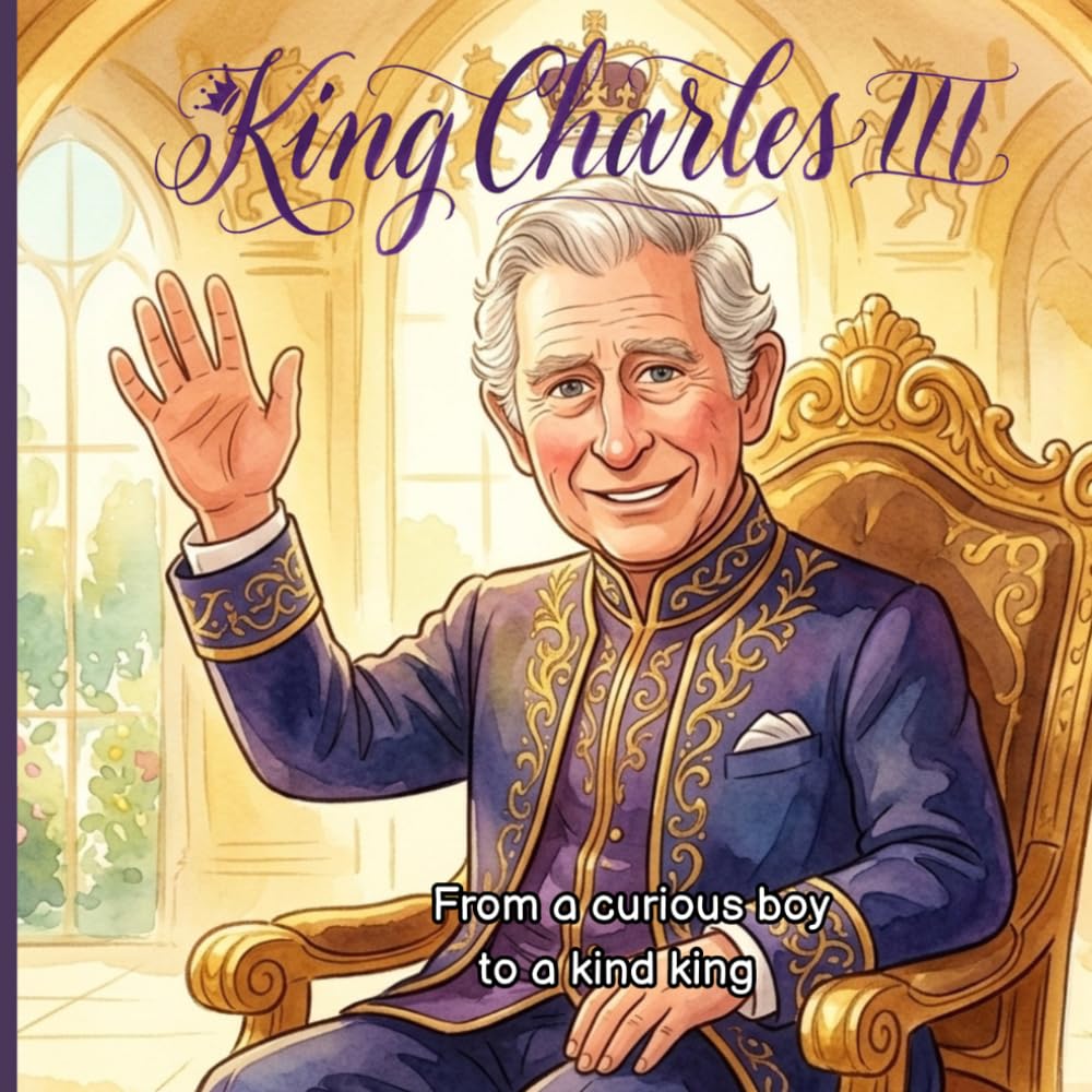 King Charles III From a Curious Boy to a Kind King: An Illustrated Biography for Children Featuring His Family, Coronation, and Royal Life