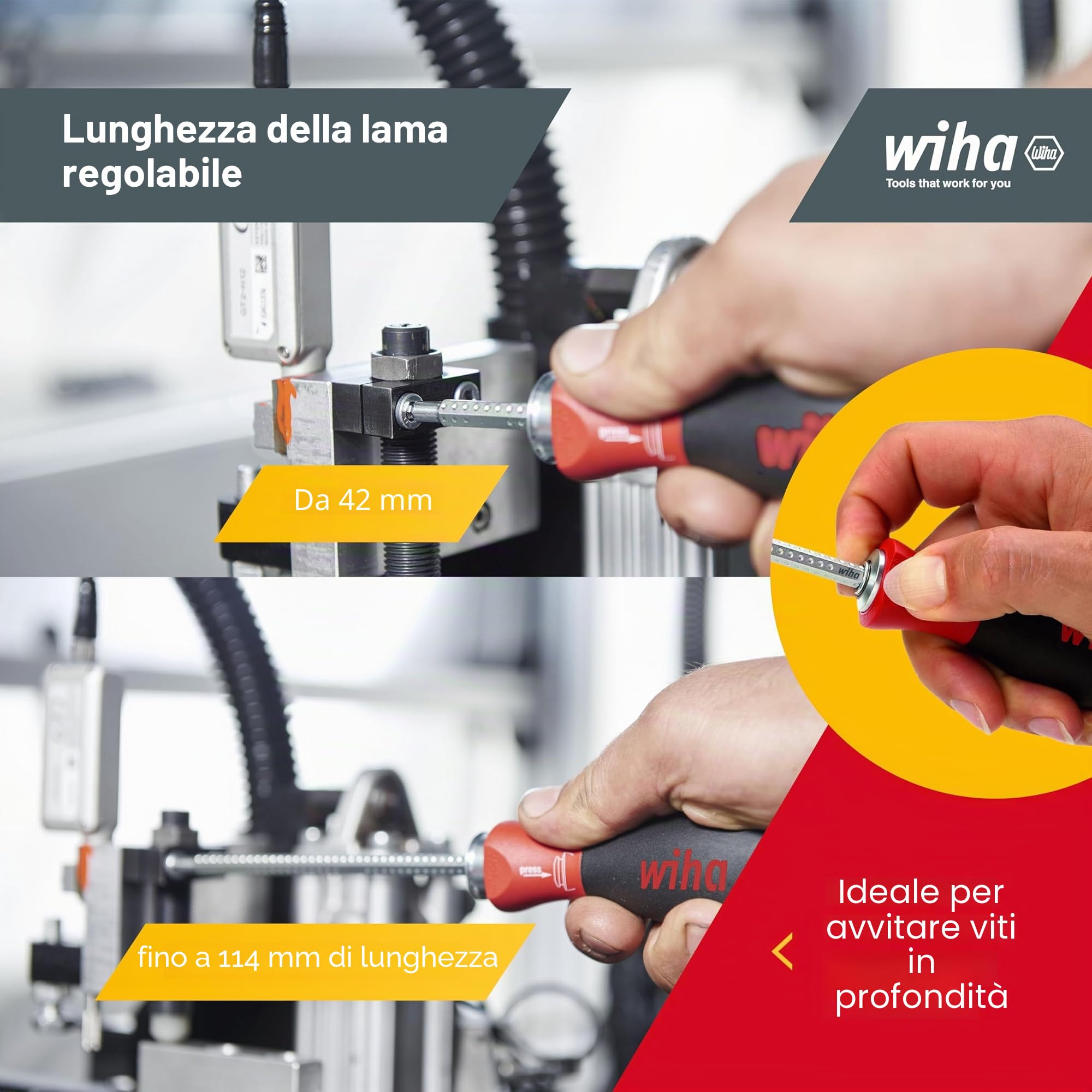 Juego de destornilladores con varillas intercambiables SYSTEM 4 269SF T11 SYSTEM 4 SET 11-tlg; SF-telescopic, Rolltasche