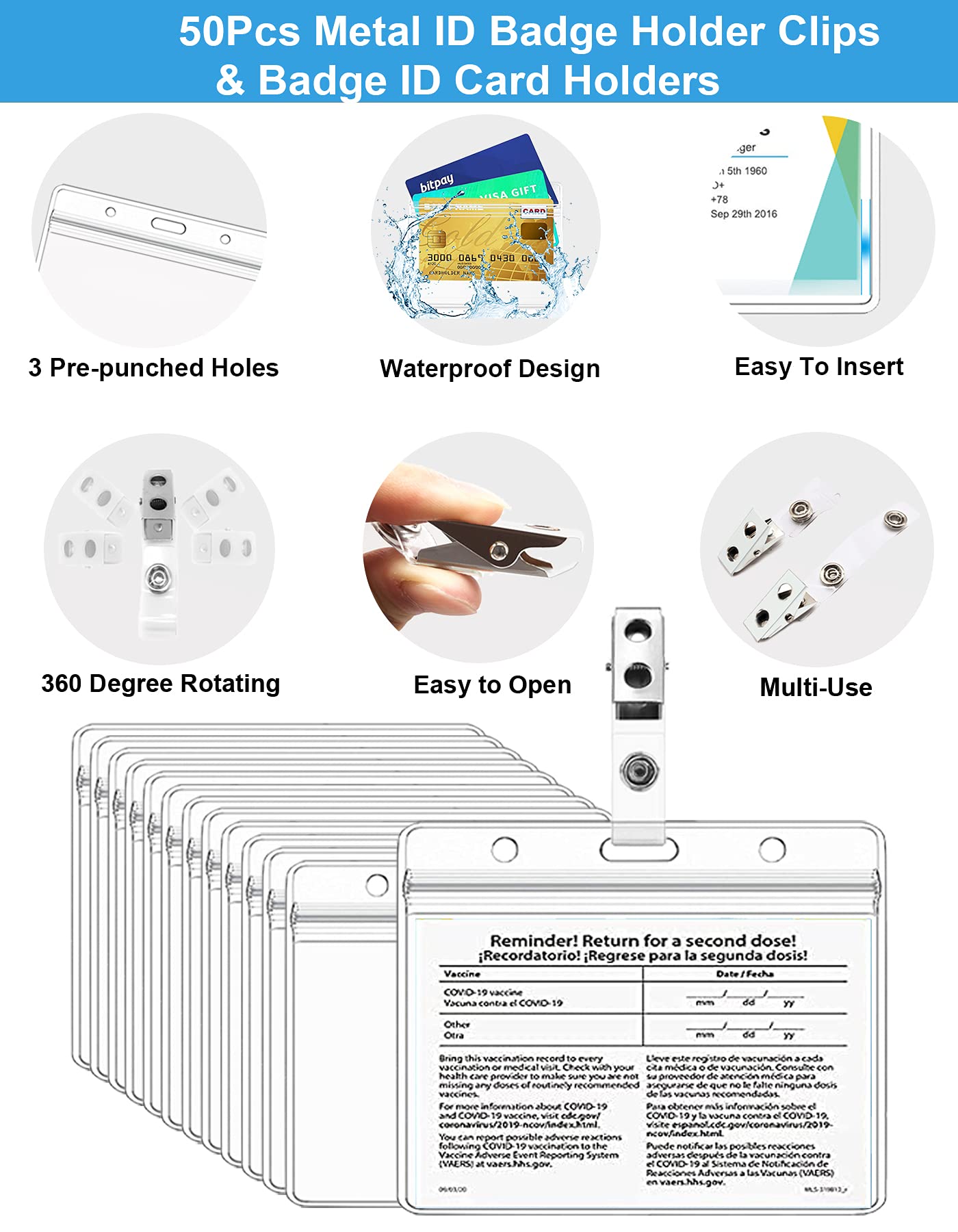 Snapklik.com : 5 Pack Card Protector