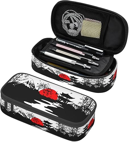 Miniatura 31 de Estuche grande con escamas de sirena de acuarela, estuche para lápices con compartimentos con cremallera, bolsa de lápices para niños, adolescentes