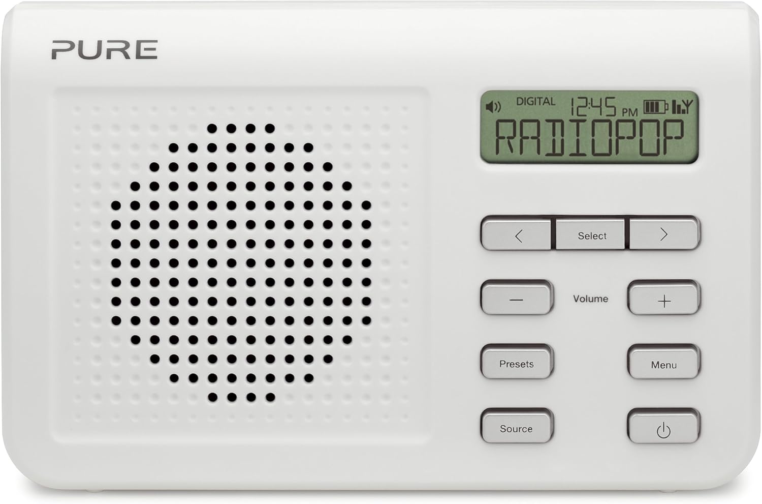 Pure One Mi Series 2 Portable DAB Digital and FM radio White Amazon