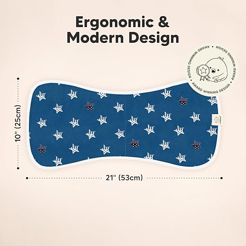 Miniatura 2 de Paños orgánicos para eructos para bebés niños y niñas, paquete de 5 paños de algodón súper absorbentes para bebés, trapos suaves y afelpados para