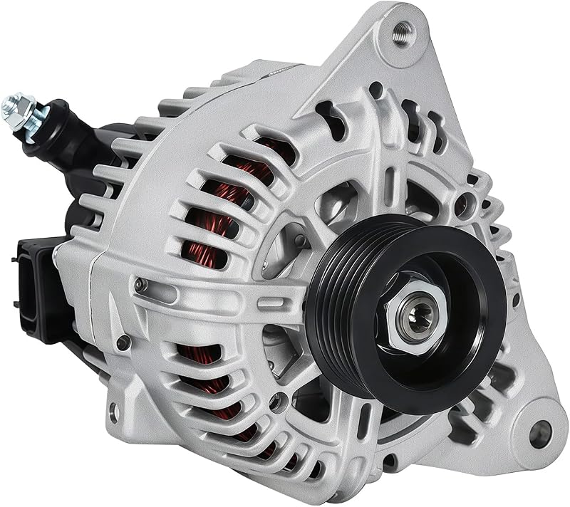 Alternador Hikzest 12 V 120 A para Hyundai Santa Fe, Sonata, Tiburon, Tucson e Kia – 1 unidade