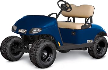 E-Z-GO 628444 Electric Blue, Tan Personal Transportation Vehicle