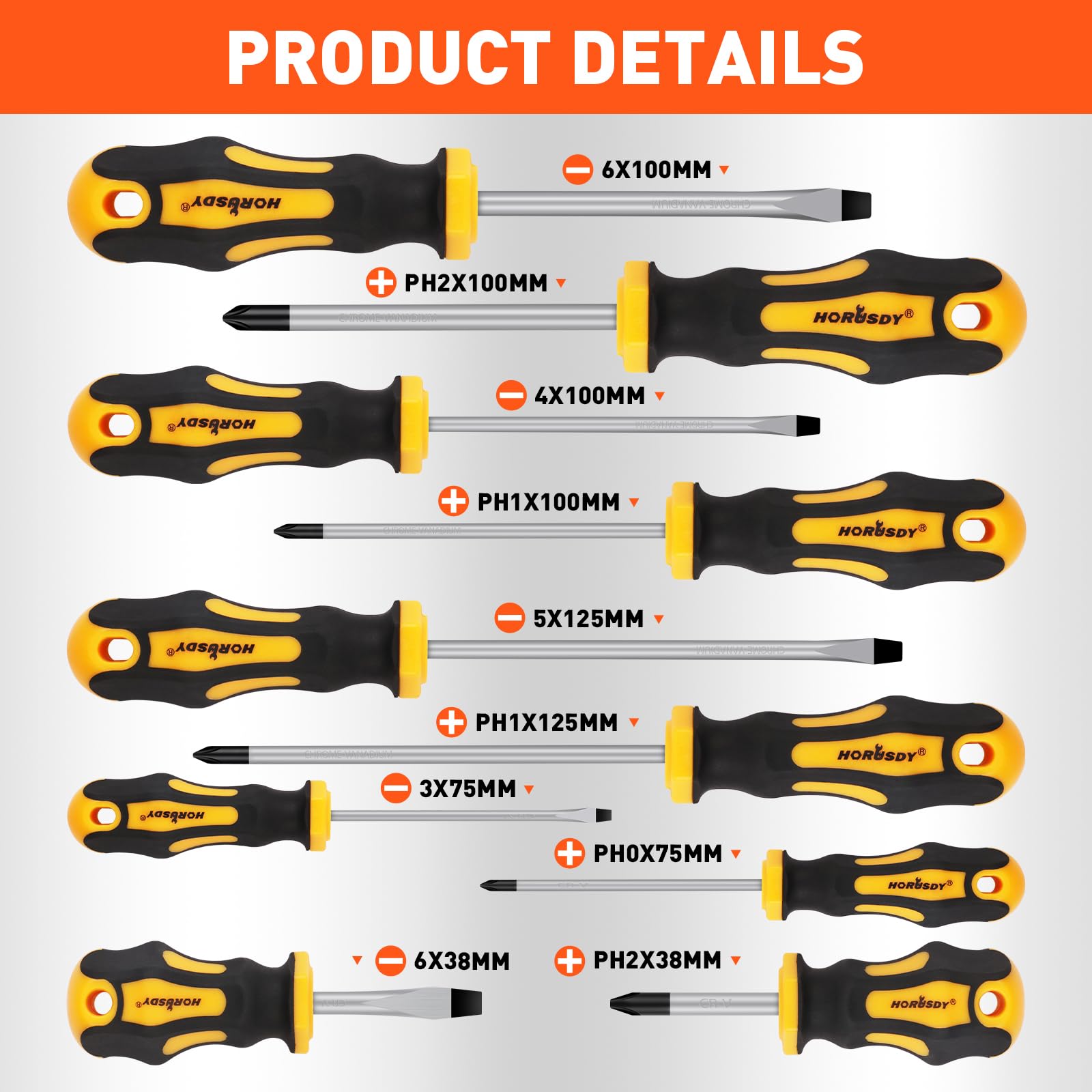 Magnetic Screwdriver Set - 11-Piece Kit -4 Magnetic Screwdriver Set - 11-Piece Kit -4
