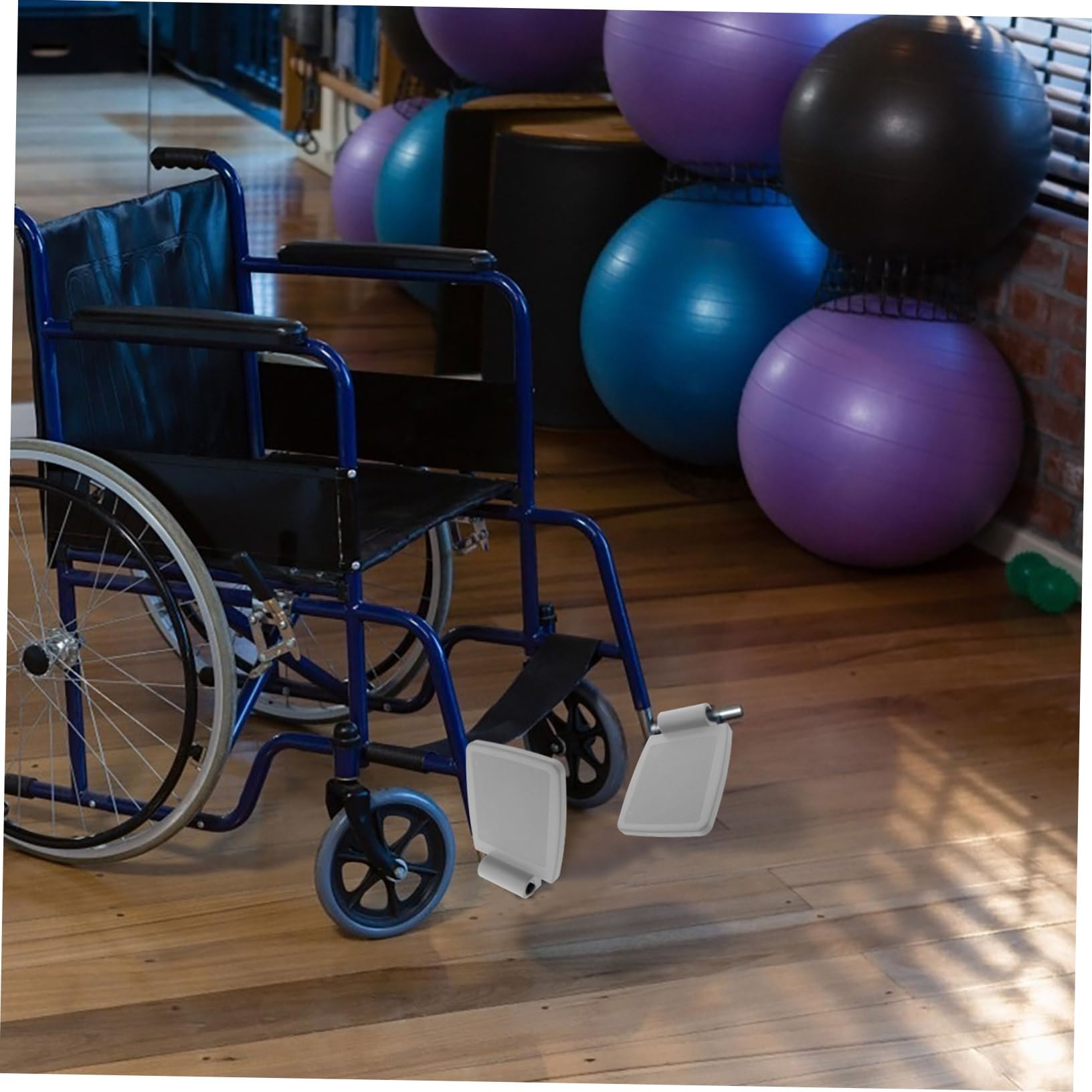 Healeved 10piezas Reposapiés De Rueda De Elevable Accesorios De Repuesto Para Sillas De Soporte Estable y Antideslizante