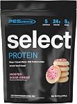 PEScience Select Protein Powder, Frosted Sugar Cookie, 5 Servings | Whey and Casein Blend, Low Calorie, Low Carb, Keto Friendly, Gluten Free