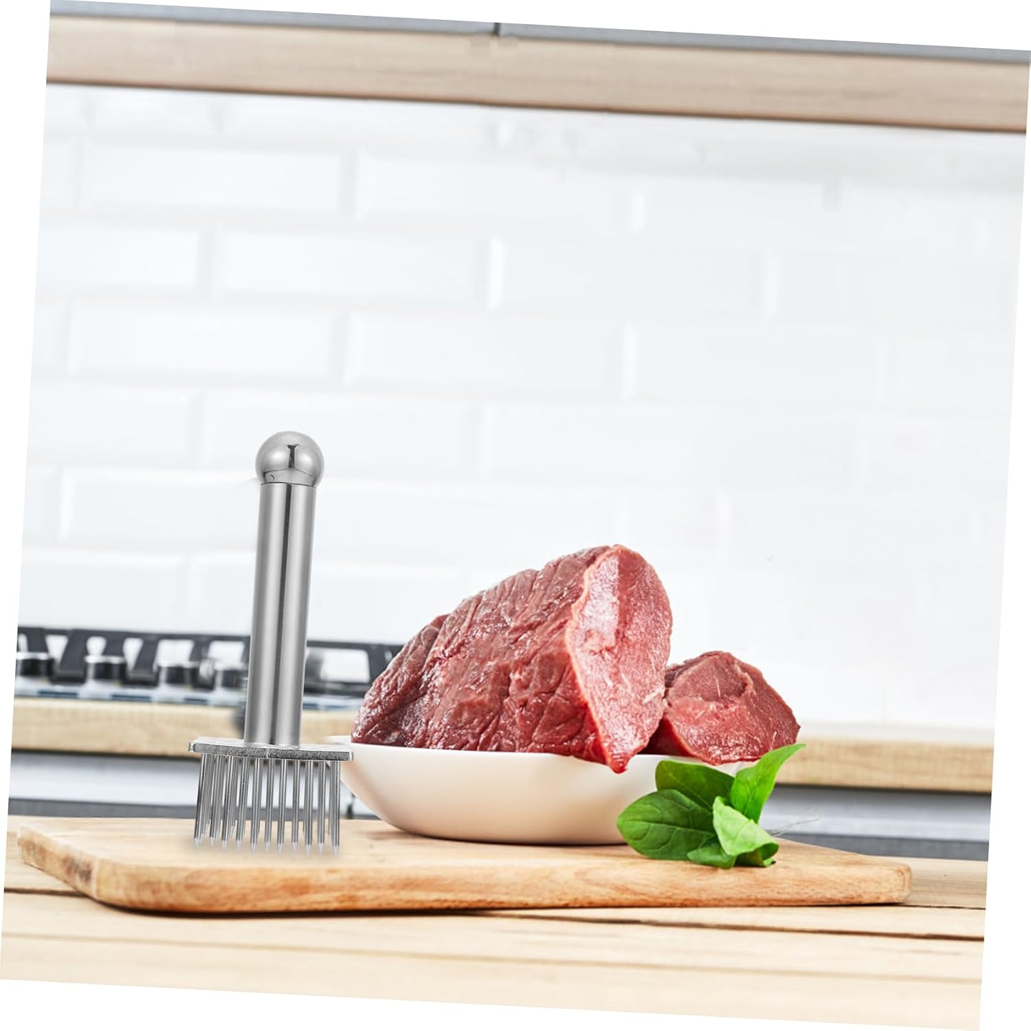 1Pc Practical Meat Tenderizer Needle Tool for Kitchen Ergonomic Design for Tenderizing Pork Beef Venison and Poultry Effortless Cooking Experience