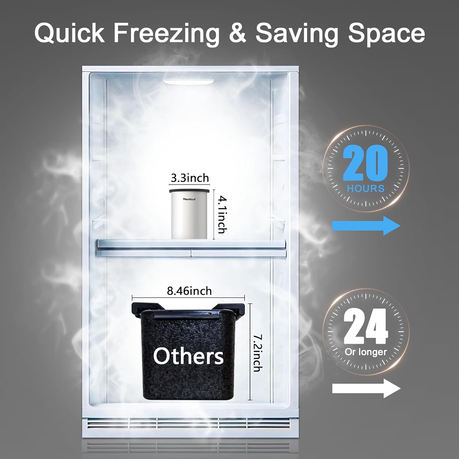 Clear Ice Cube Maker, 2.5 Inch Stainless Steel Crystal Large Clear Ice Ball Maker, Silicone Ice Cube Mold for Cocktails, Drinks & Bourbon, Whiskey Gifts for Men (2 Pack)