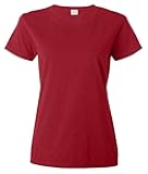 Gildan Women's Seamless Double Needle Preshrunk T-Shirt