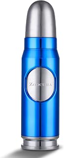 Zoocura Ice Blue Torch Lighter, Refillable Butane Torch Lighters Adjustable Jet Flame Windproof Lighter for Grill Pocket BBQ Camping, Deluxe Gift Box (Gas Not Included)