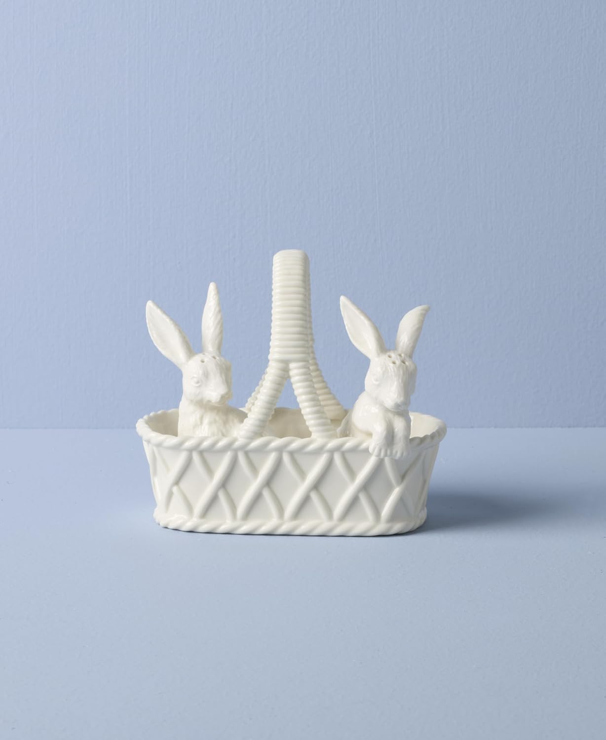 Lenox 897158 Wicker Creek Bunny Salt & Pepper Set, Easter Serveware