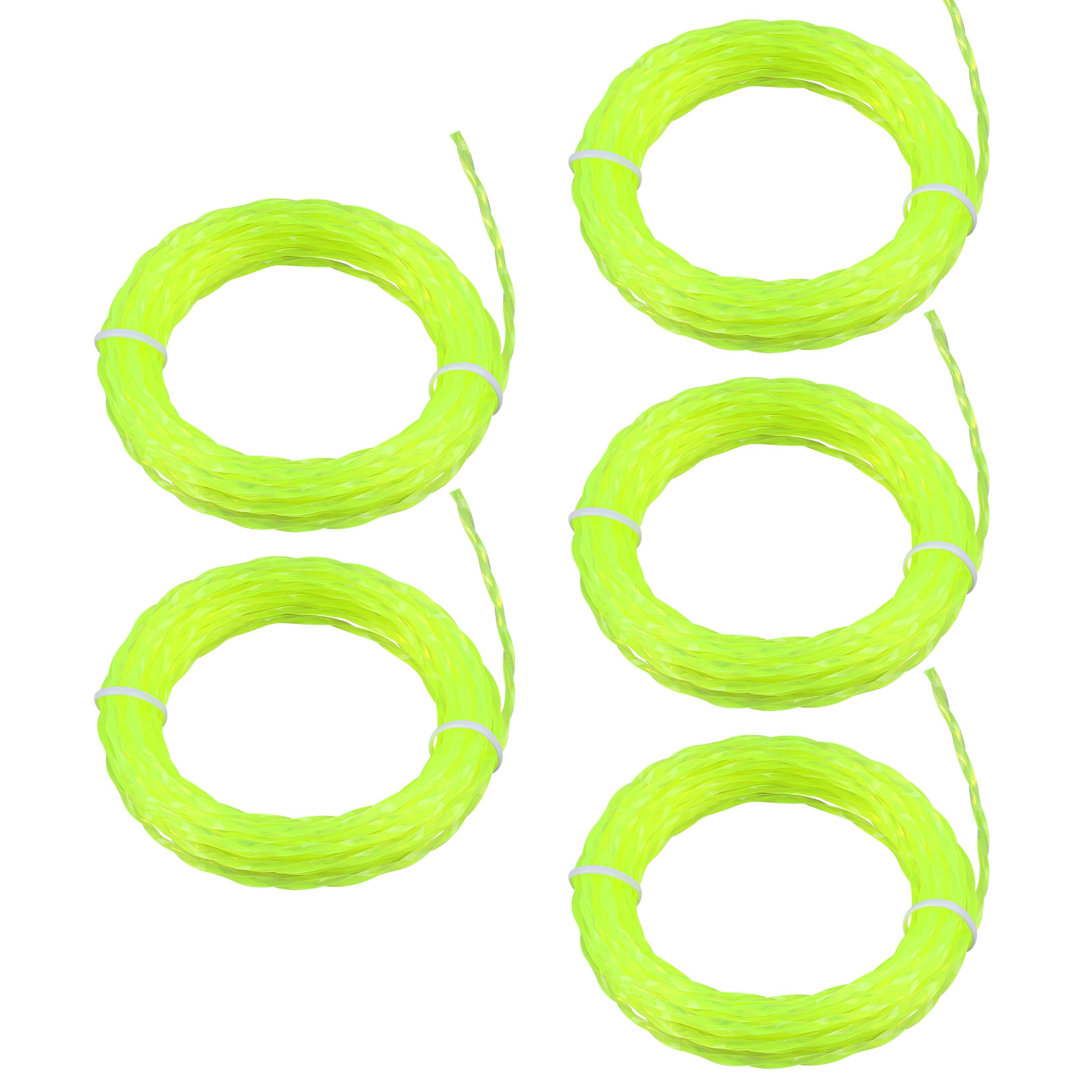 0.095" Pre-Cut Twisted String Trimmer Line for Greenworks Cordless String Weed Trimmers