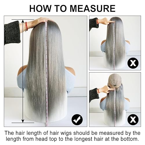 Miniatura 7 de Mscathy Pelucas de cabello humano virgen brasileño brasileño lacio HD de 13 x 4 pulgadas para mujeres negras, densidad 180, con abuelitos, línea de