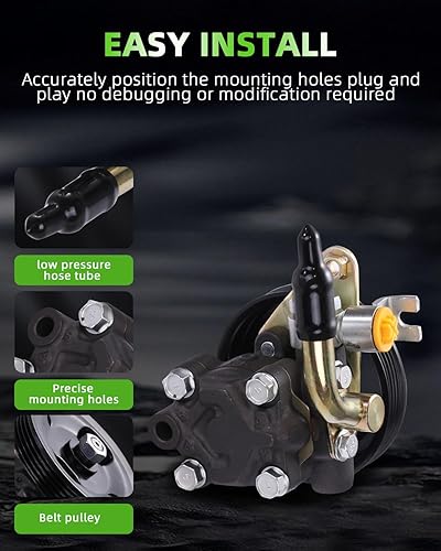 Miniatura 244 de SCITOO Bomba de dirección asistida compatible para 2005 para Saab 9-2X 2.0L, 2006 para Saab 9-2X 2.5L, 2004-2005 para Subaru Impreza 2.0L, 21-5396