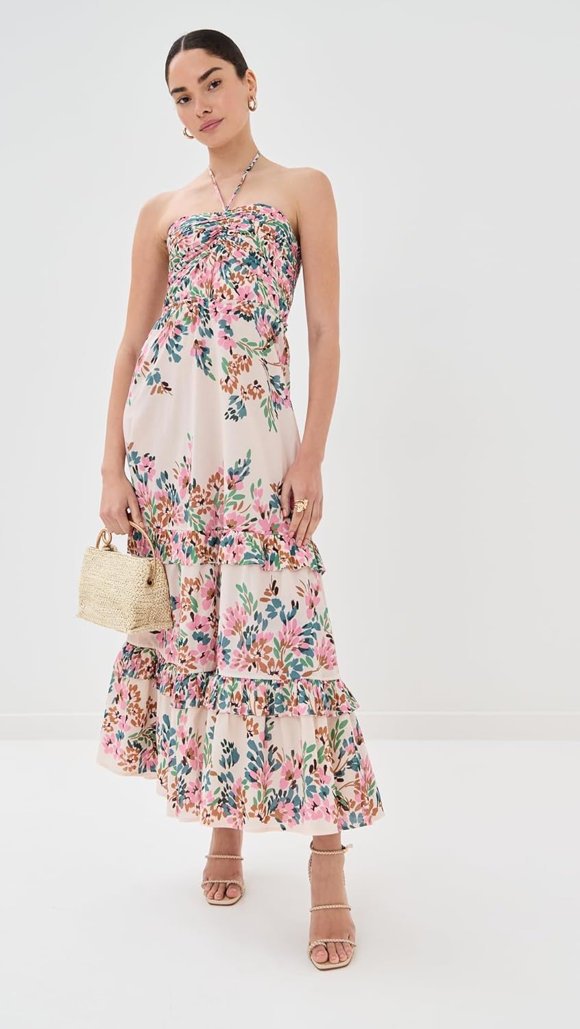 June Dress - Confetti Floral Biscotti Beige / XXL - Image 5