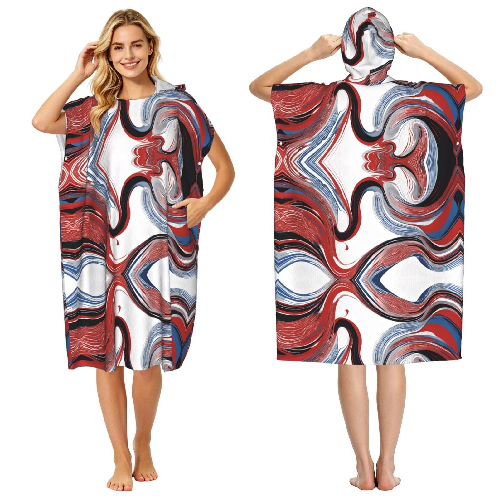 Poncho en tissu éponge léger pour vos sorties plage et piscine