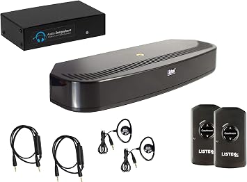 Listen Technologies LCS-122-01 Wi-Fi/RF Advanced System, Extended Audio Reach, Easy and Convenient, Free Smartphone App