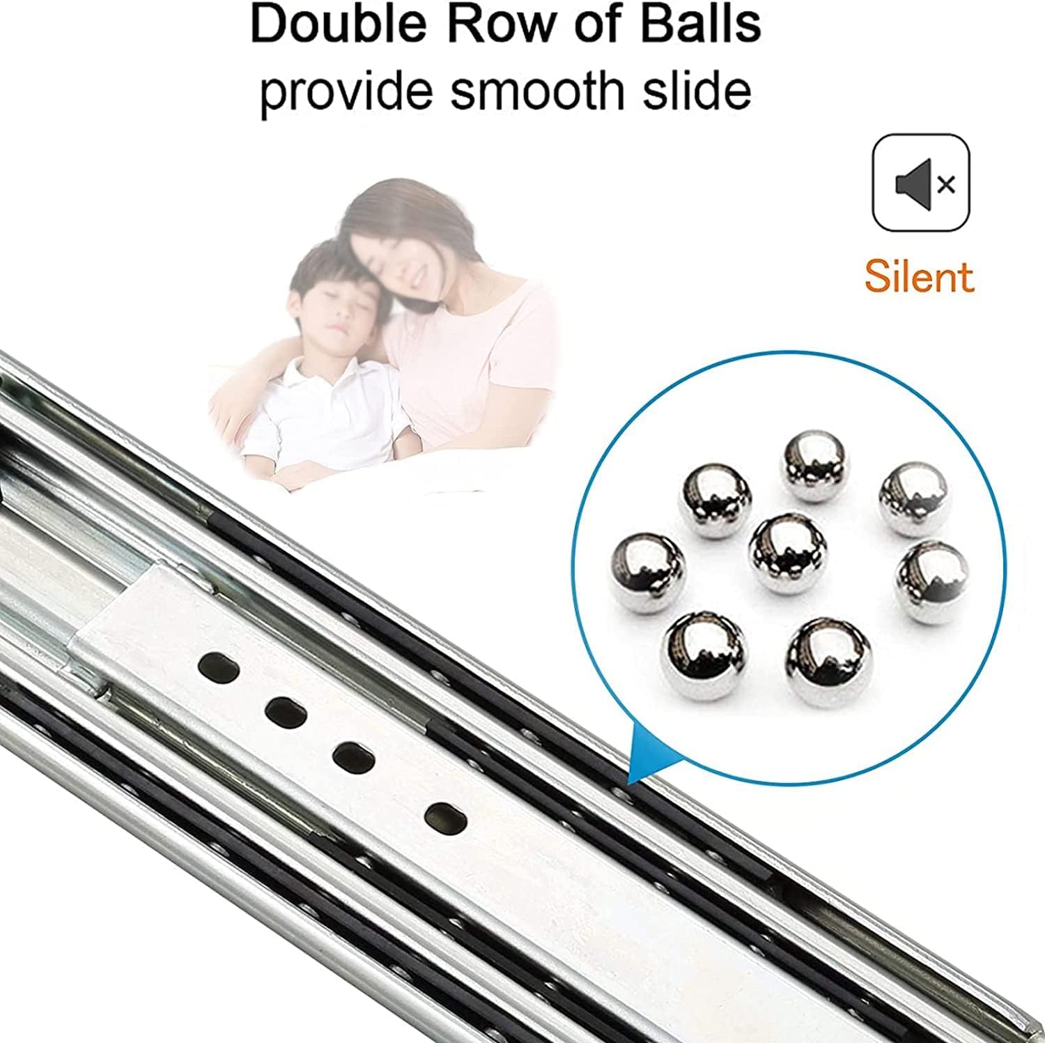 拡張引き出しランナー 高耐久容量 高耐久引き出しスライド サイド