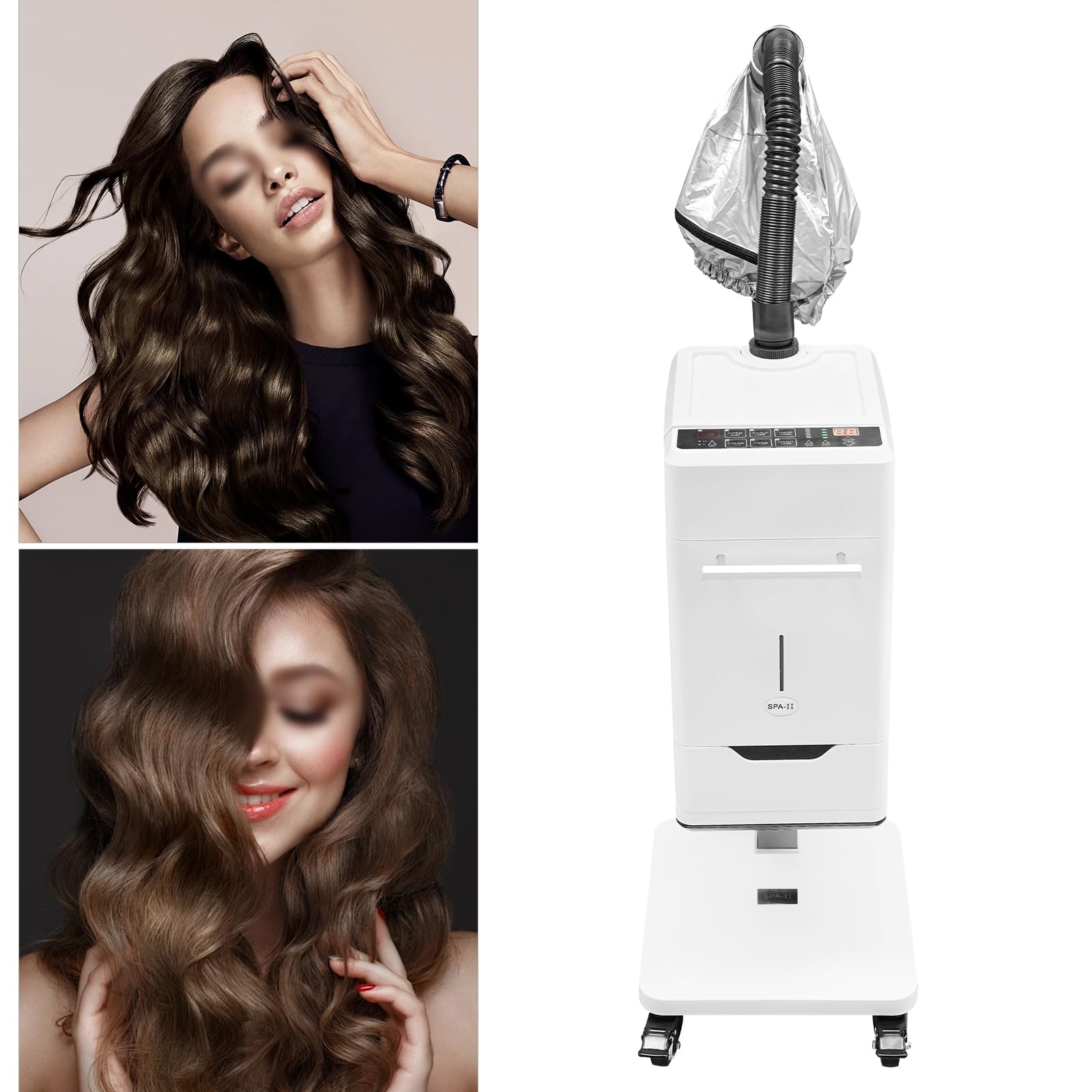 Professional Nano Hair Steamer Hydrating Spray for Dyeing, Perming, Repairing, SPA 110V (Model 4)