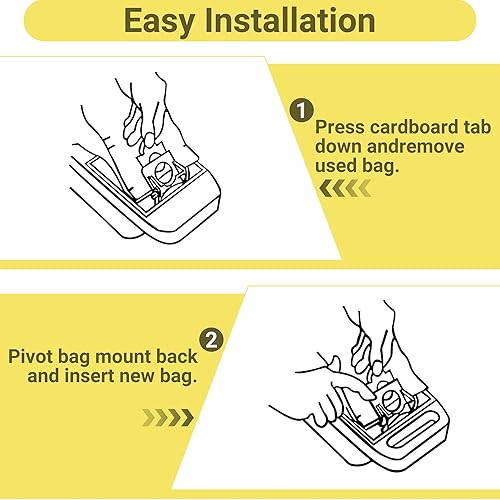 Miniatura 11 de 50558 Bolsas de vacío de repuesto para recipiente Kenmore tipo CQ 5055, 50555, 50557, 50558 y Panasonic tipo C-5, C-18, 200 Series, 400 Series, 600