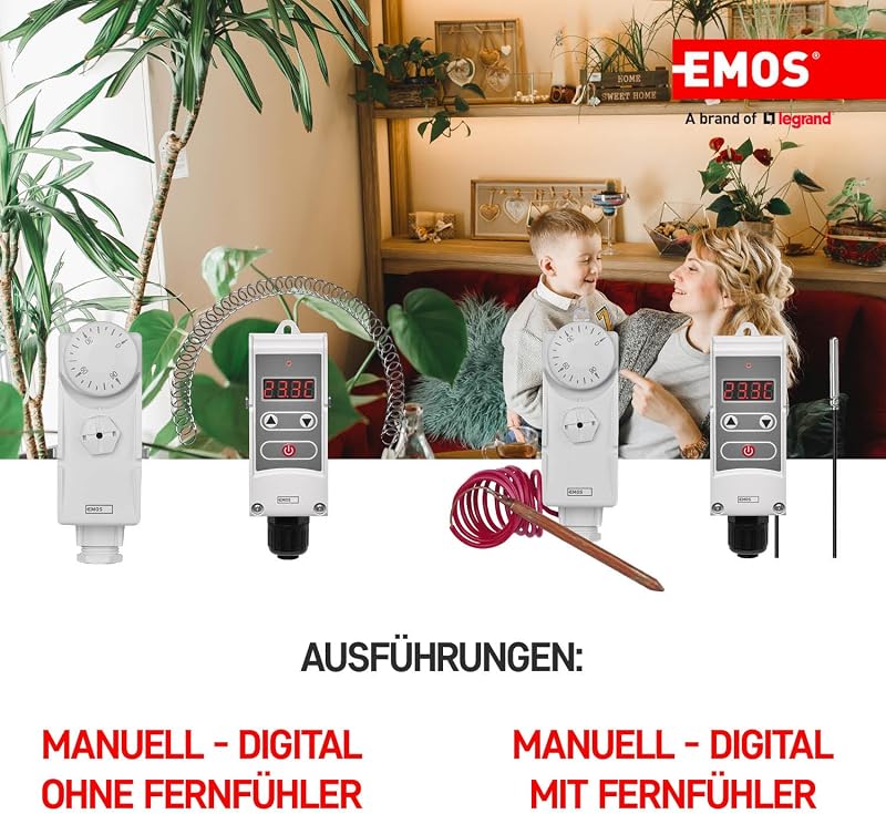EMOS Thermostat 80 digitális termosztát fűtésszabályozáshoz