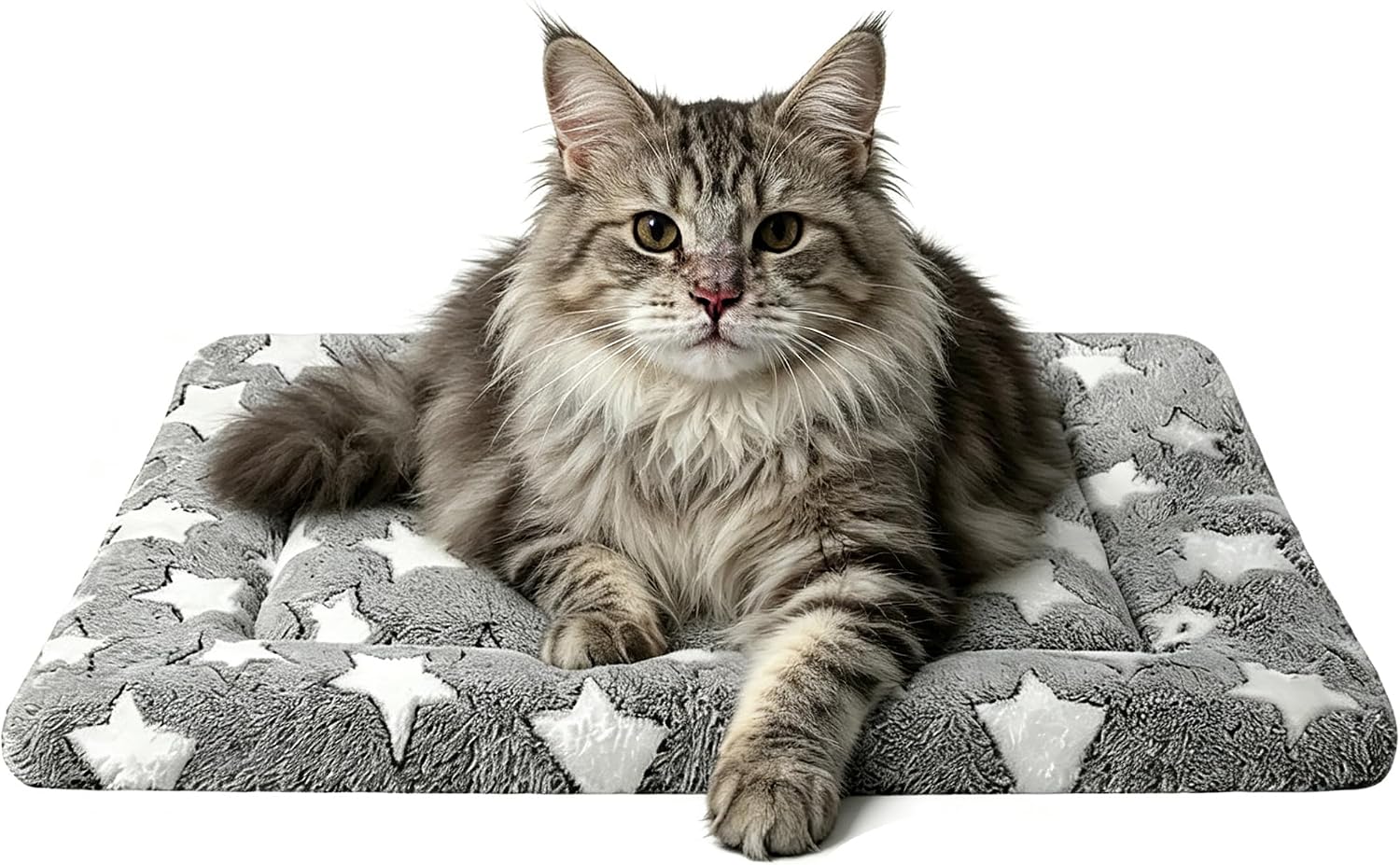 Dog Bed Mat - Soft and Comfortable Dog Kennel Cat Bed, Washable Dog Bed or Cat Bed, Suitable for Dog Crate Ped, Cat Cage BedGray, 18" L x 14" W x 1.5" Th
