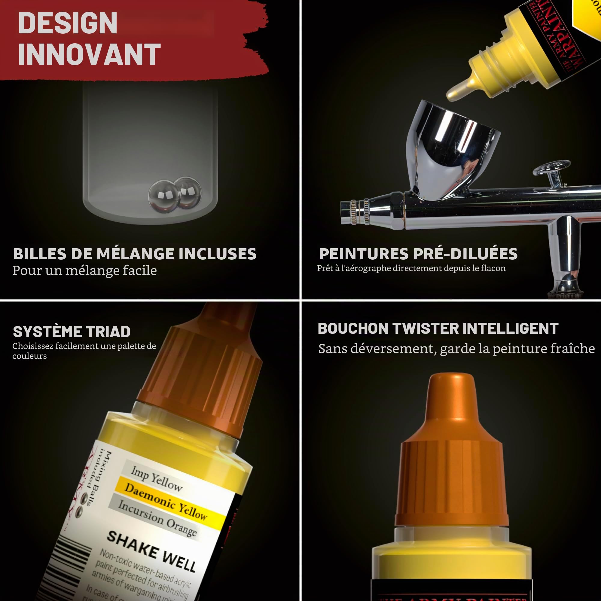 The Army Painter, Warpaints Air Complete Set Combo, 126 x 18 ml