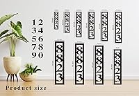 Vista 2 de Custom Address Marker, Metal Address Sign, Vertical House Number, Address Number for Mailbox18"-44
