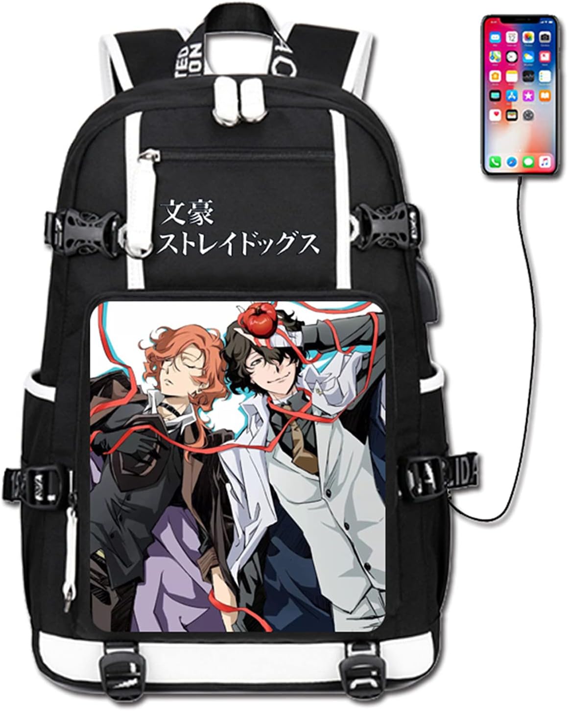 Anime Bungo Stray Dogs Backpack Daypack Student Bag School Bag Bookbag