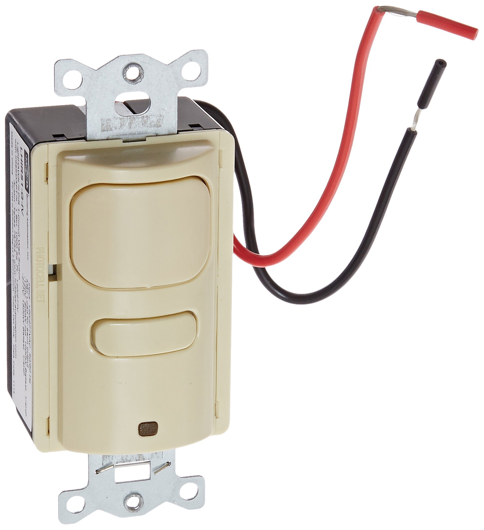 Hubbell Building Automation LHIRS1-G-IV LightHawk Passive Infrared Single Circuit Sensor, Ivory