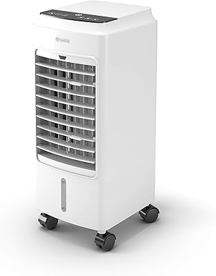 Olimpia Splendid 99308 Peler 4D Raffrescatore con Telecomando, Timer e Tanica 4 Litri, 350 m3/h, 75 W, Bianco, ‎61 x 26 x 23.5 cm