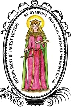 Saint Dymphna Patron of Incest Victims Lined Notebook Journal
